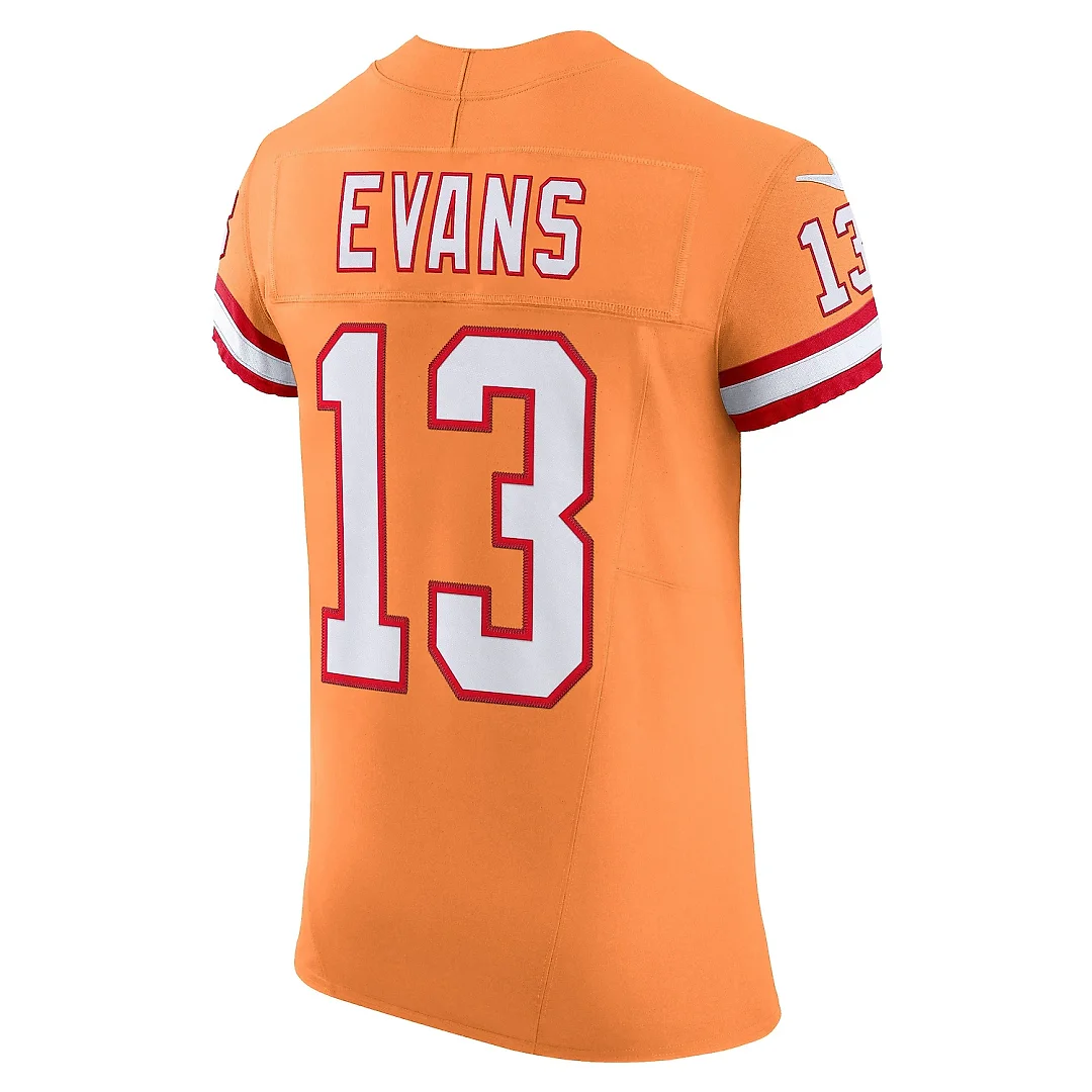 Zennovawear Men's Tampa Bay Buccaneers Mike Evans Orange Alternate Vapor F.U.S.E. Elite Jersey