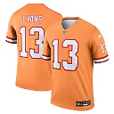 Zennovawear Men's Tampa Bay Buccaneers Mike Evans Orange Alternate Legend Player Performance Top