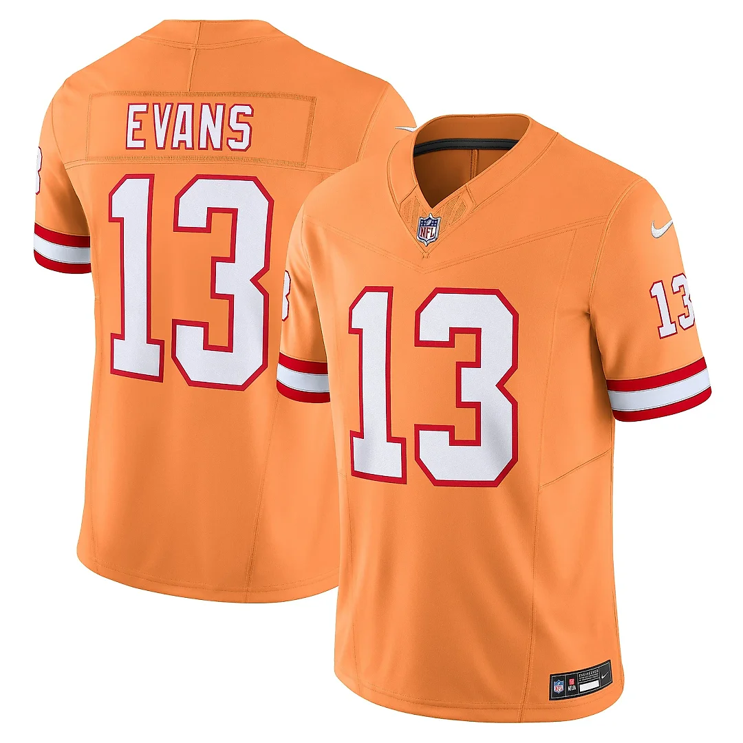 Zennovawear Men's Tampa Bay Buccaneers Mike Evans Orange Vapor F.U.S.E. Limited Jersey