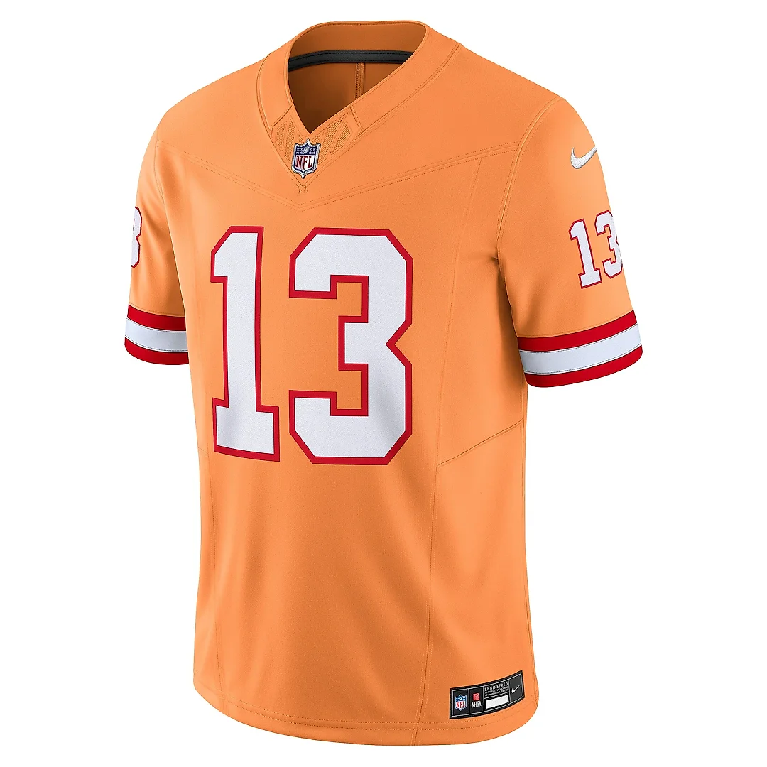 Zennovawear Men's Tampa Bay Buccaneers Mike Evans Orange Vapor F.U.S.E. Limited Jersey