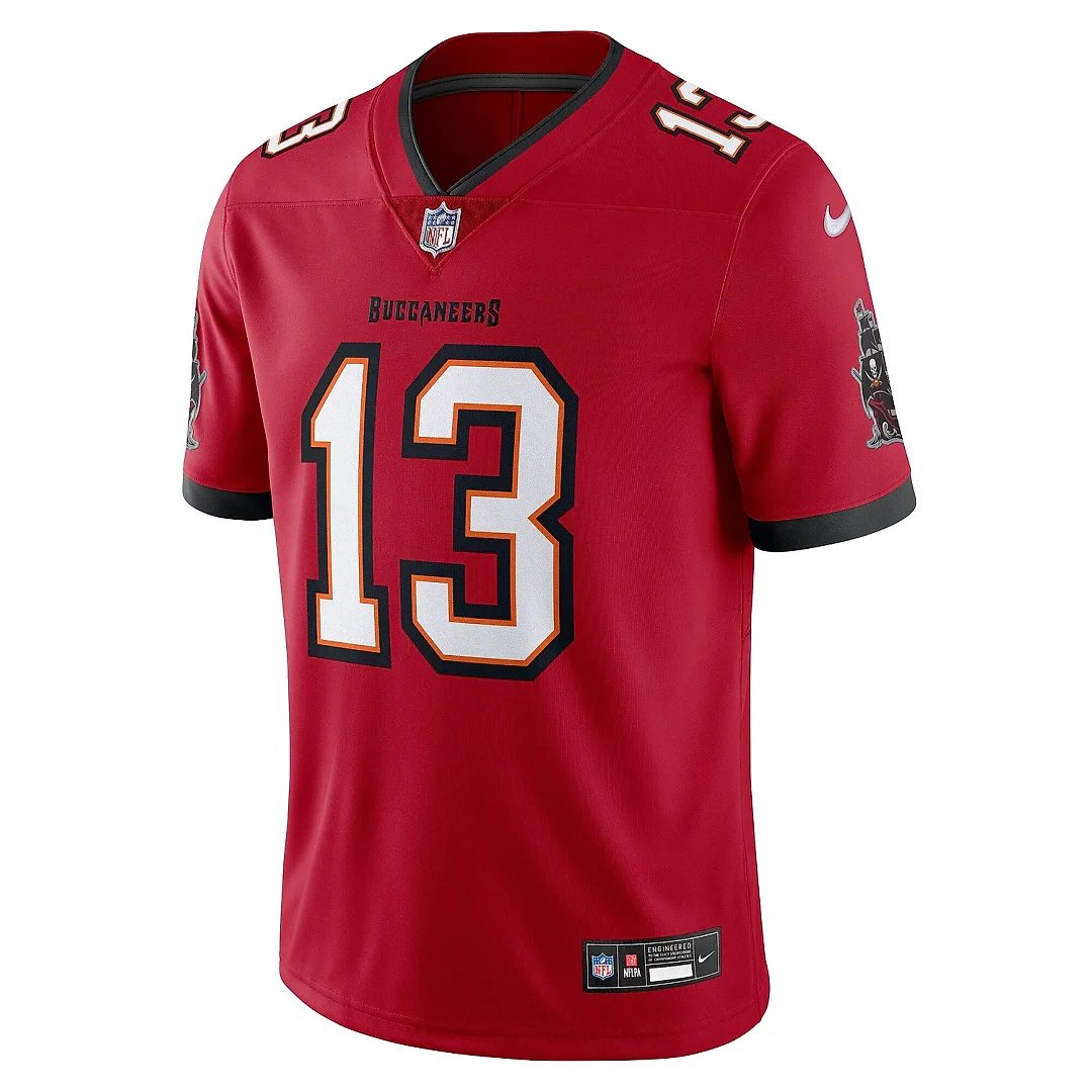 Zennovawear Men's Tampa Bay Buccaneers Mike Evans Red Vapor Untouchable Limited Jersey