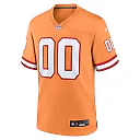 Zennovawear Men's Tampa Bay Buccaneers Orange Custom Throwback Game Jersey