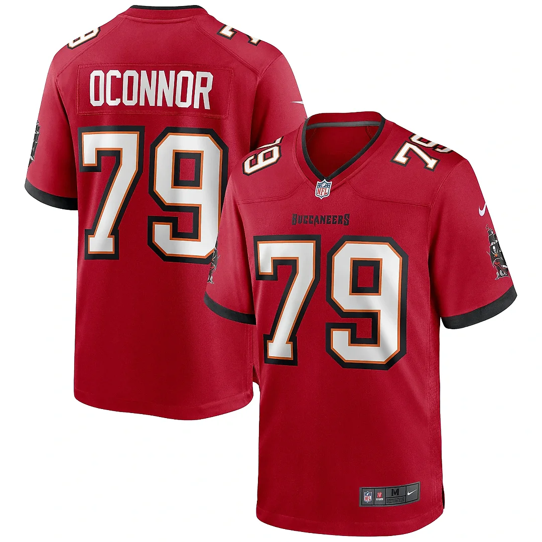 Zennovawear Men's Tampa Bay Buccaneers Patrick O'Connor Red Game Jersey