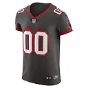 Zennovawear Men's Tampa Bay Buccaneers Pewter Vapor Untouchable Elite Custom Alternate Jersey