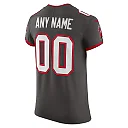 Zennovawear Men's Tampa Bay Buccaneers Pewter Vapor Untouchable Elite Custom Alternate Jersey