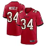 Zennovawear Men's Tampa Bay Buccaneers Quandre Mosely Red Game Jersey