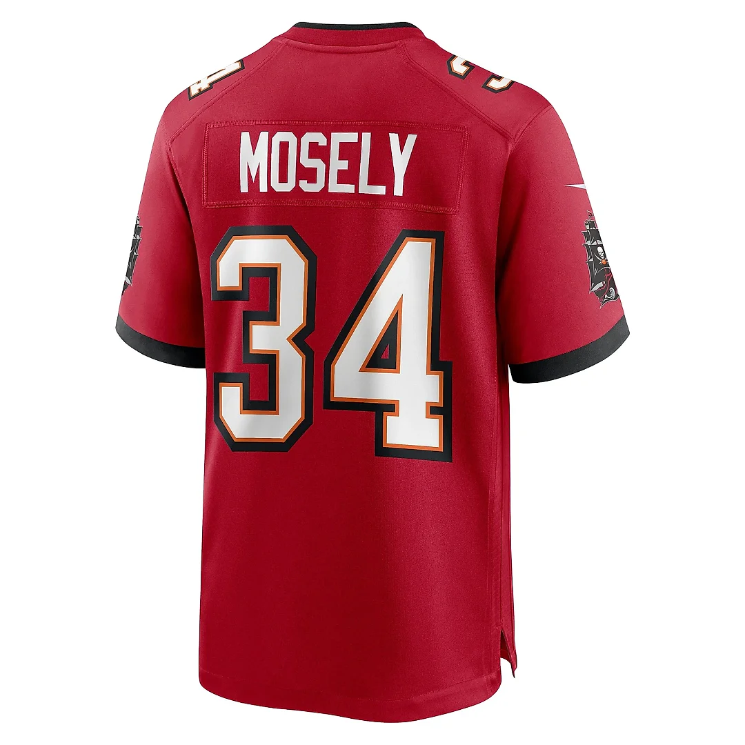 Zennovawear Men's Tampa Bay Buccaneers Quandre Mosely Red Game Jersey