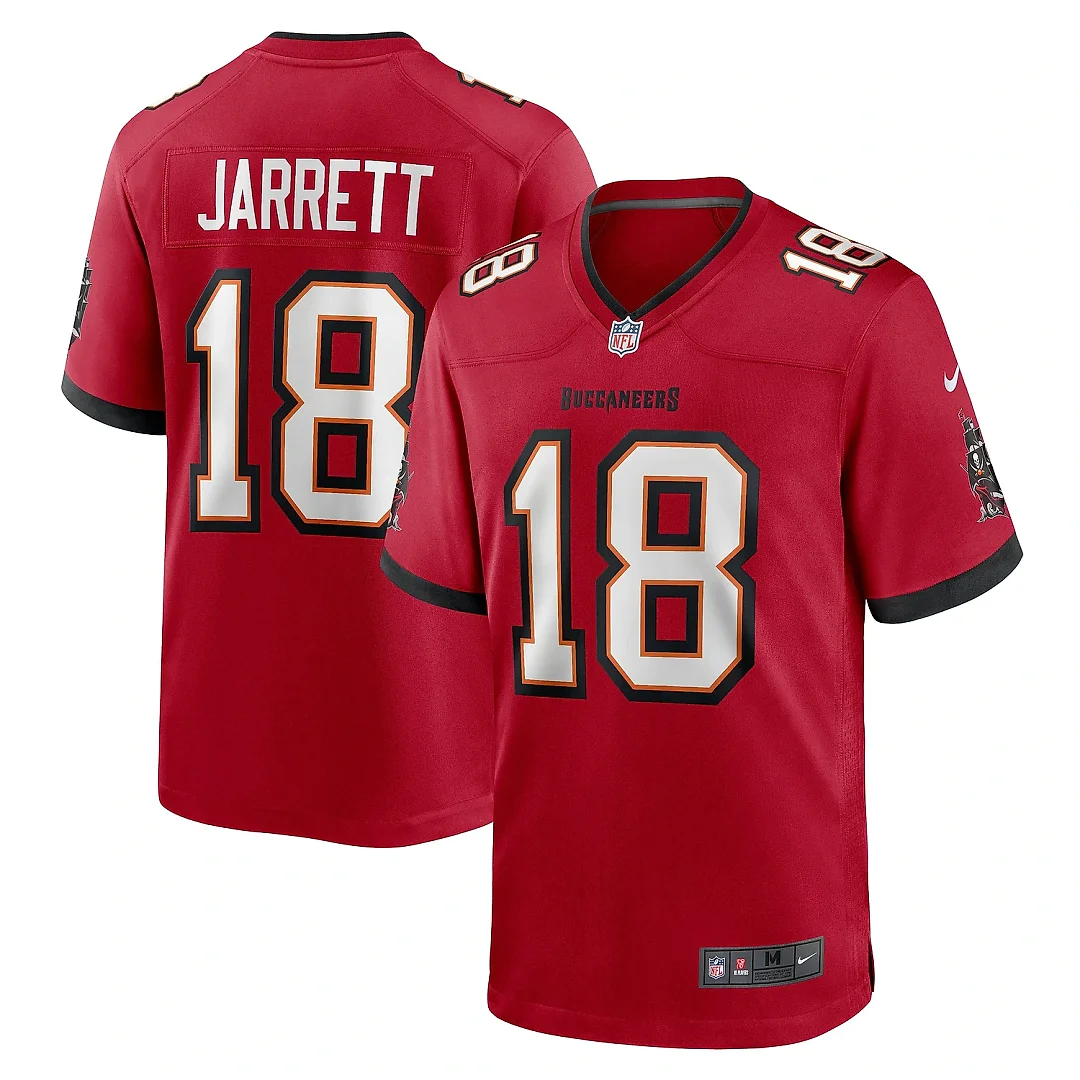 Zennovawear Men's Tampa Bay Buccaneers Rakim Jarrett Red Game Jersey