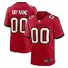 Zennovawear Men's Tampa Bay Buccaneers Red Custom Game Jersey
