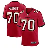 Zennovawear Men's Tampa Bay Buccaneers Robert Hainsey Red Game Jersey