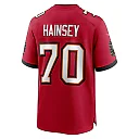 Zennovawear Men's Tampa Bay Buccaneers Robert Hainsey Red Game Jersey
