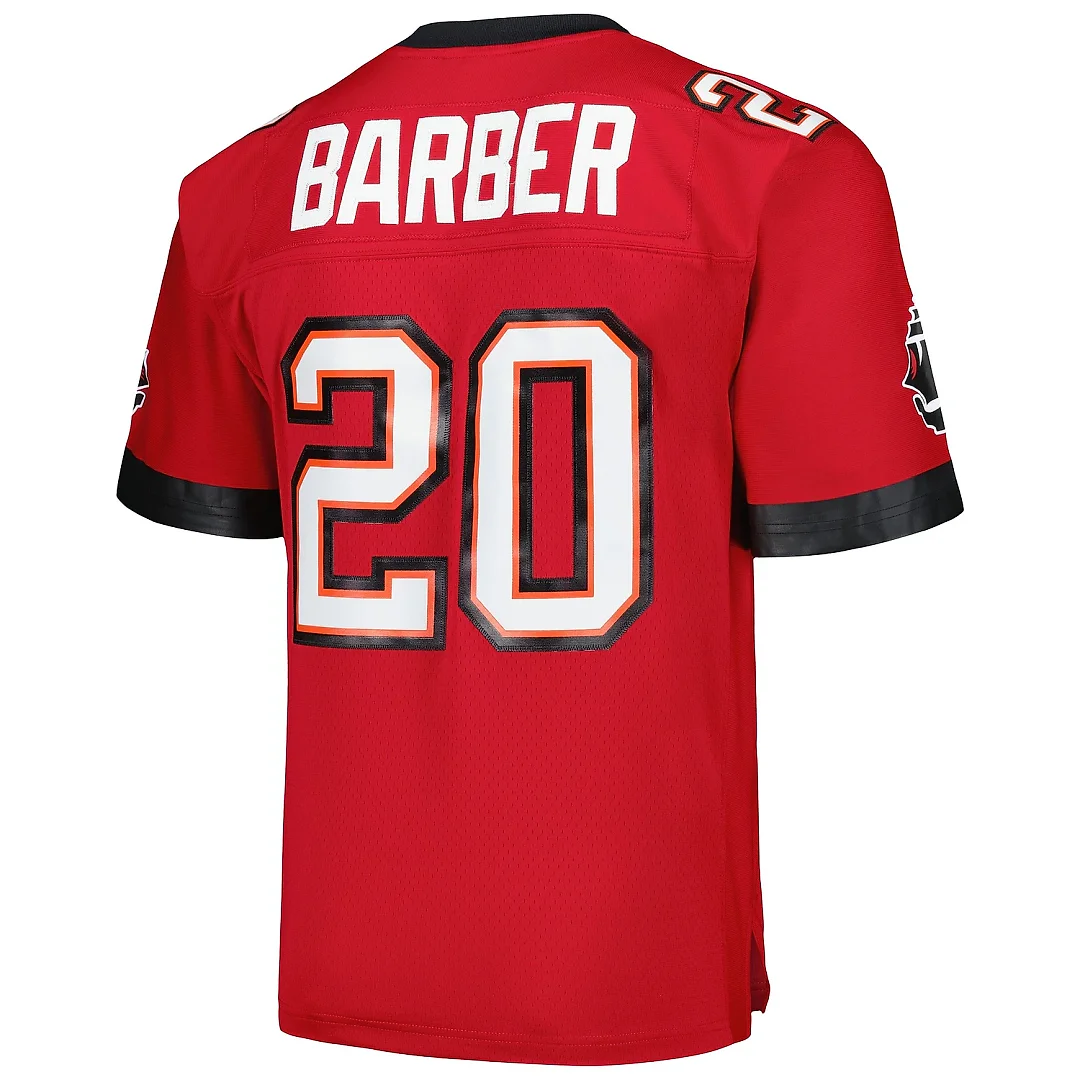 Zennovawear Men's Tampa Bay Buccaneers Ronde Barber Mitchell & Ness Red Legacy Jersey