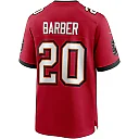 Zennovawear Men's Tampa Bay Buccaneers Ronde Barber Red Game Retired Player Jersey