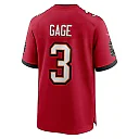 Zennovawear Men's Tampa Bay Buccaneers Russell Gage Red Game Jersey