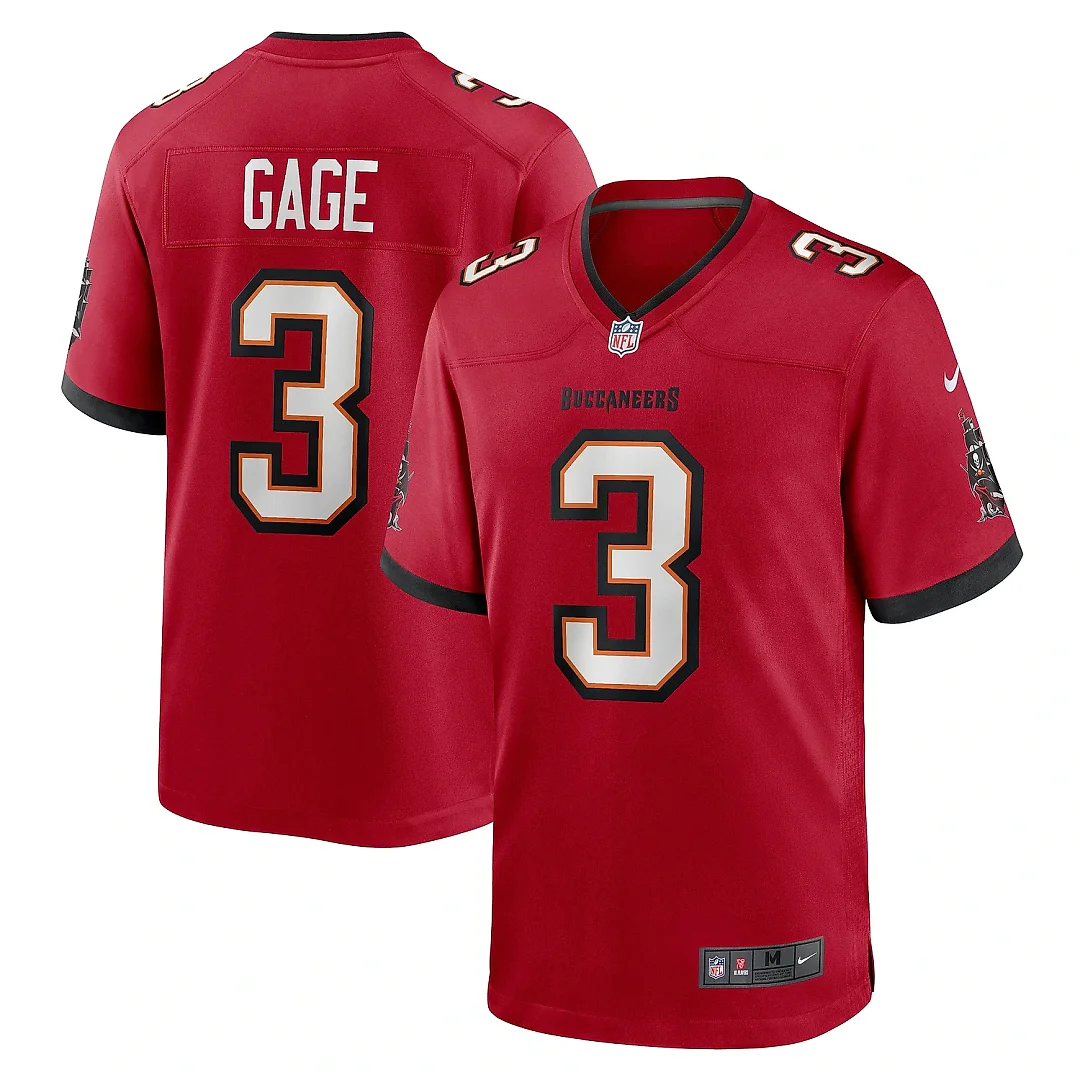 Zennovawear Men's Tampa Bay Buccaneers Russell Gage Red Game Jersey