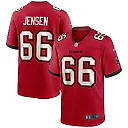 Zennovawear Men's Tampa Bay Buccaneers Ryan Jensen Red Game Jersey