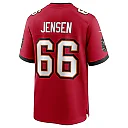 Zennovawear Men's Tampa Bay Buccaneers Ryan Jensen Red Game Jersey