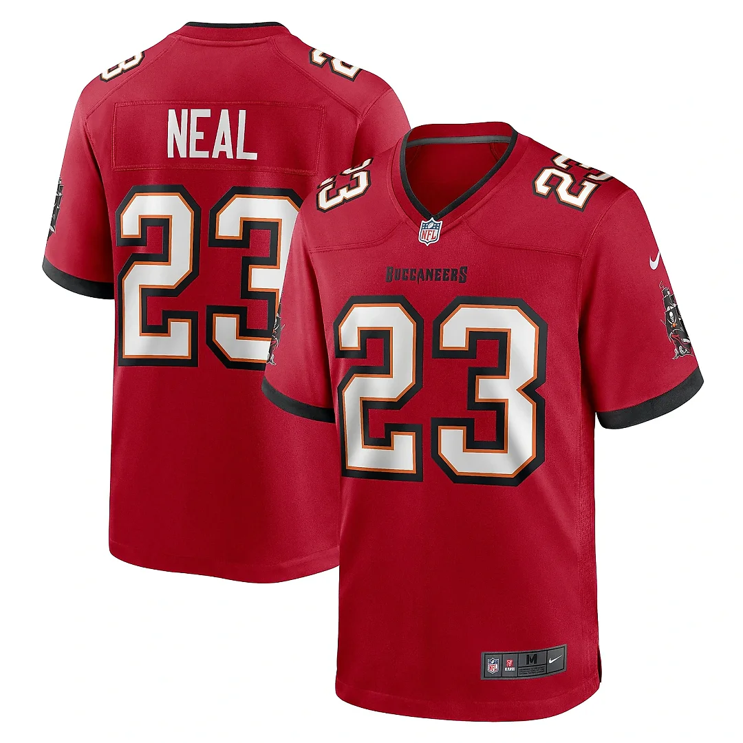 Zennovawear Men's Tampa Bay Buccaneers Ryan Neal Red Game Jersey