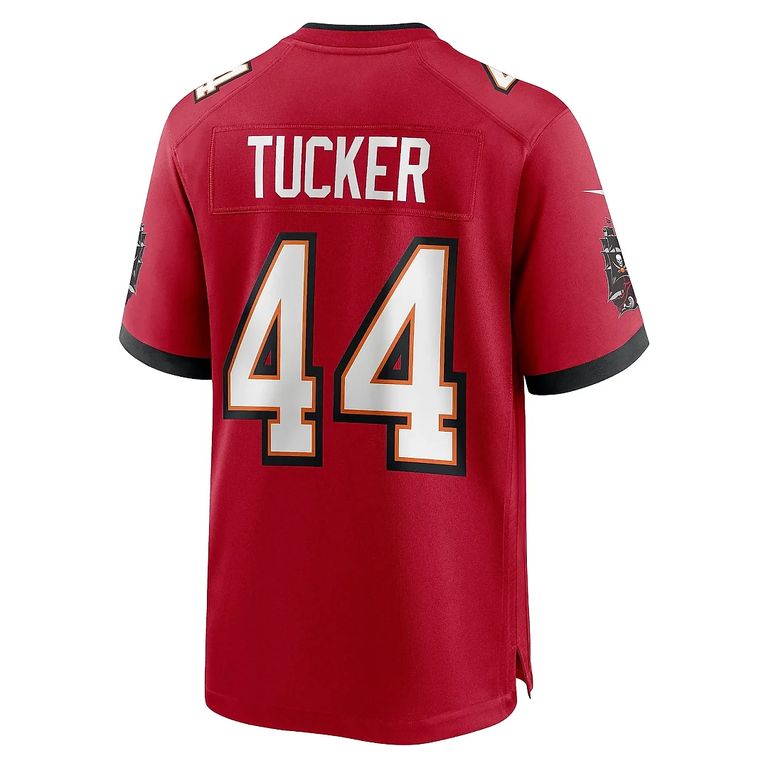 Zennovawear Men's Tampa Bay Buccaneers Sean Tucker Red Game Jersey