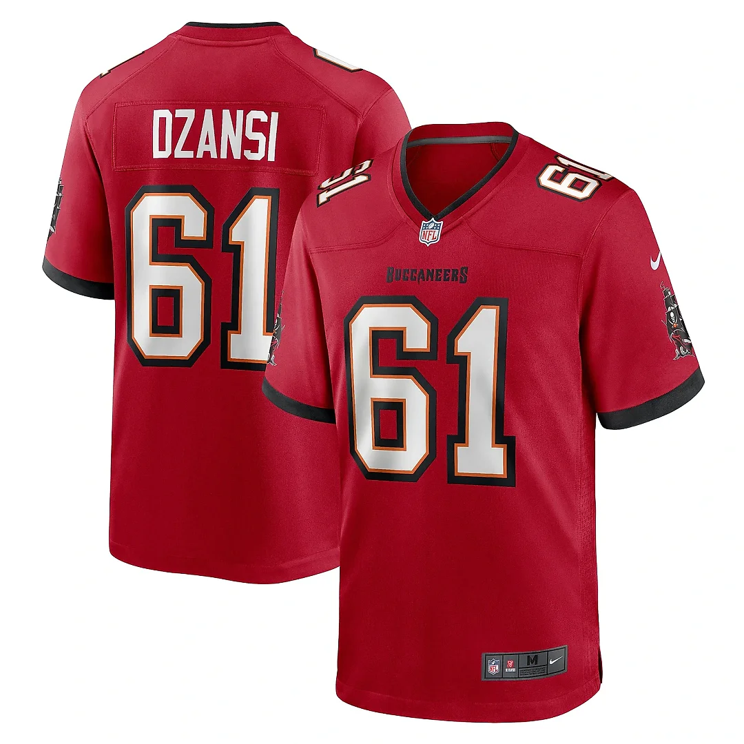 Zennovawear Men's Tampa Bay Buccaneers Silas Dzansi Red Game Jersey