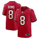 Zennovawear Men's Tampa Bay Buccaneers SirVocea Dennis Red Game Jersey