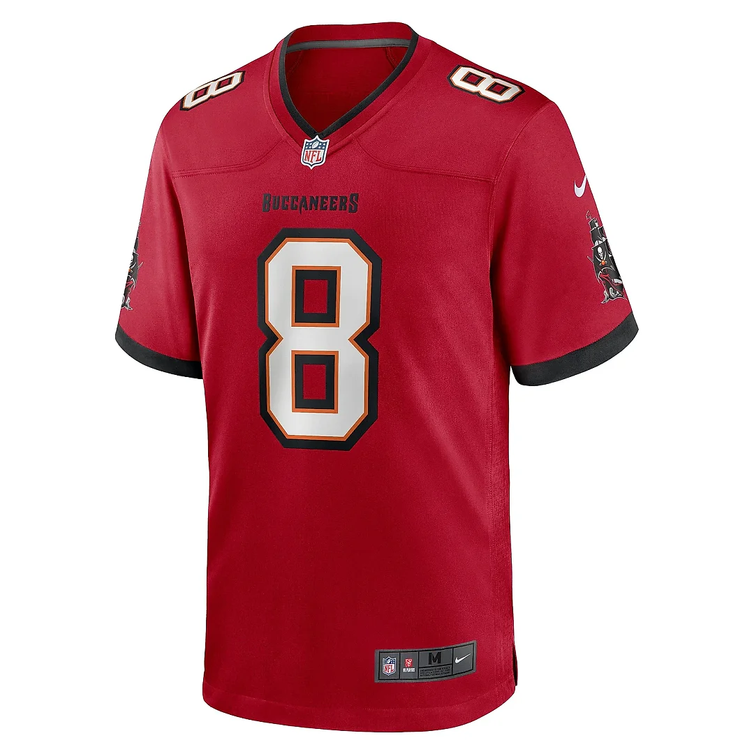 Zennovawear Men's Tampa Bay Buccaneers SirVocea Dennis Red Game Jersey