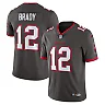 Zennovawear Men's Tampa Bay Buccaneers Tom Brady Pewter Alternate Vapor Untouchable Limited Jersey