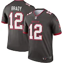 Zennovawear Men's Tampa Bay Buccaneers Tom Brady Pewter Alternate Legend Player Performance Top