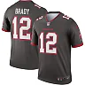 Zennovawear Men's Tampa Bay Buccaneers Tom Brady Pewter Alternate Legend Player Performance Top