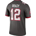 Zennovawear Men's Tampa Bay Buccaneers Tom Brady Pewter Alternate Legend Player Performance Top