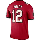Zennovawear Men's Tampa Bay Buccaneers Tom Brady Red Team Legend Player Performance Top
