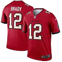Zennovawear Men's Tampa Bay Buccaneers Tom Brady Red Team Legend Player Performance Top