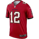 Zennovawear Men's Tampa Bay Buccaneers Tom Brady Red Team Legend Player Performance Top
