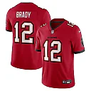 Zennovawear Men's Tampa Bay Buccaneers Tom Brady Red Vapor Untouchable Limited Jersey