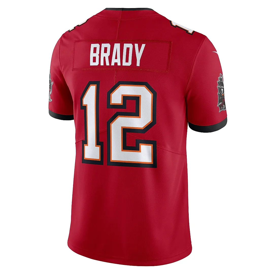 Zennovawear Men's Tampa Bay Buccaneers Tom Brady Red Vapor Untouchable Limited Jersey