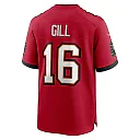 Zennovawear Men's Tampa Bay Buccaneers Trenton Gill Red Team Game Jersey