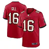 Zennovawear Men's Tampa Bay Buccaneers Trenton Gill Red Team Game Jersey