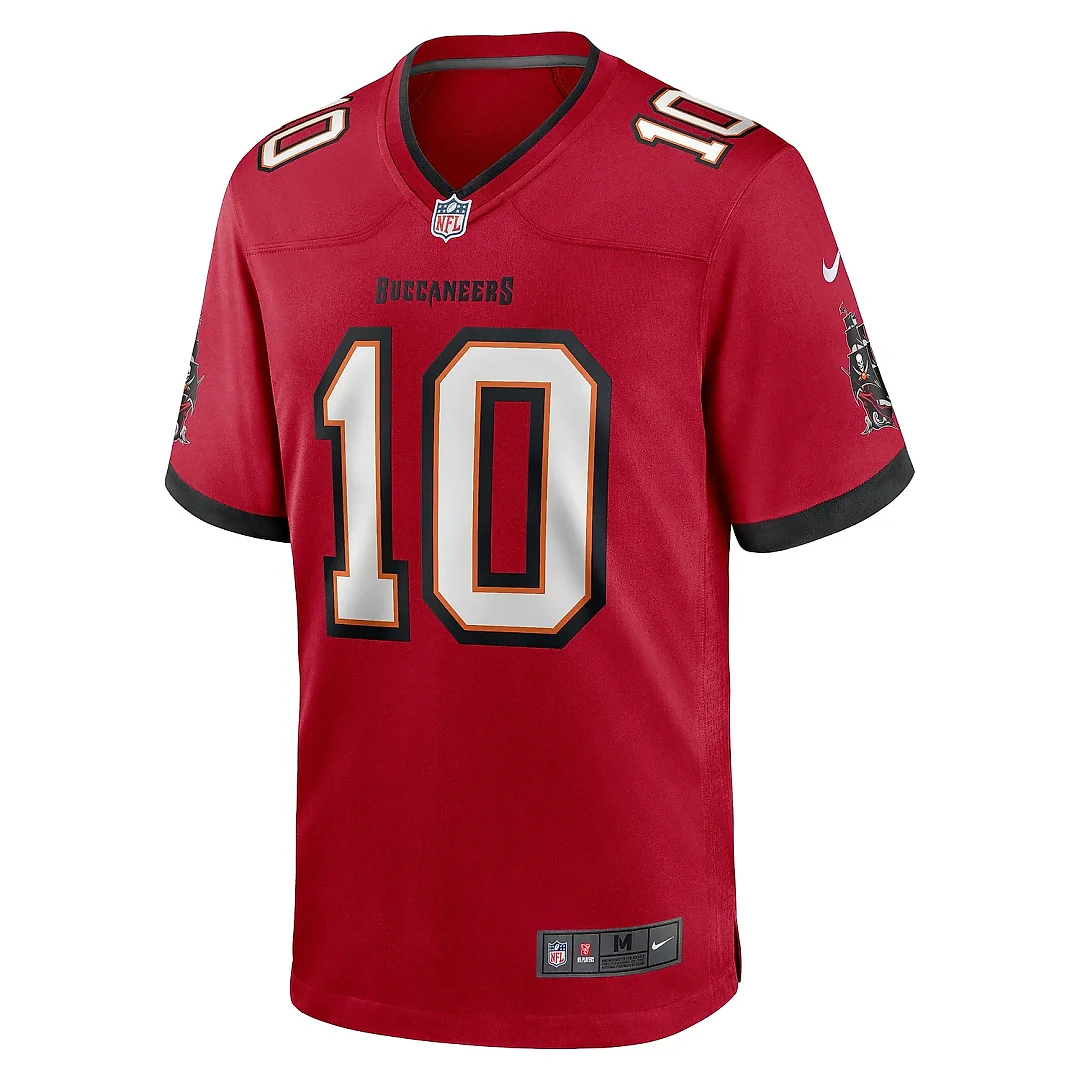 Zennovawear Men's Tampa Bay Buccaneers Trey Palmer Red Game Jersey