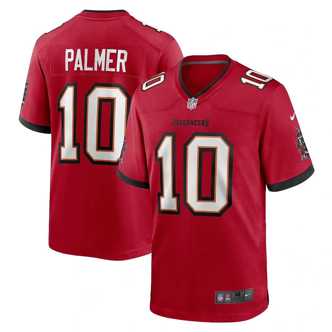 Zennovawear Men's Tampa Bay Buccaneers Trey Palmer Red Game Jersey
