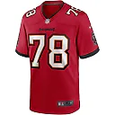 Zennovawear Men's Tampa Bay Buccaneers Tristan Wirfs Red Player Game Jersey