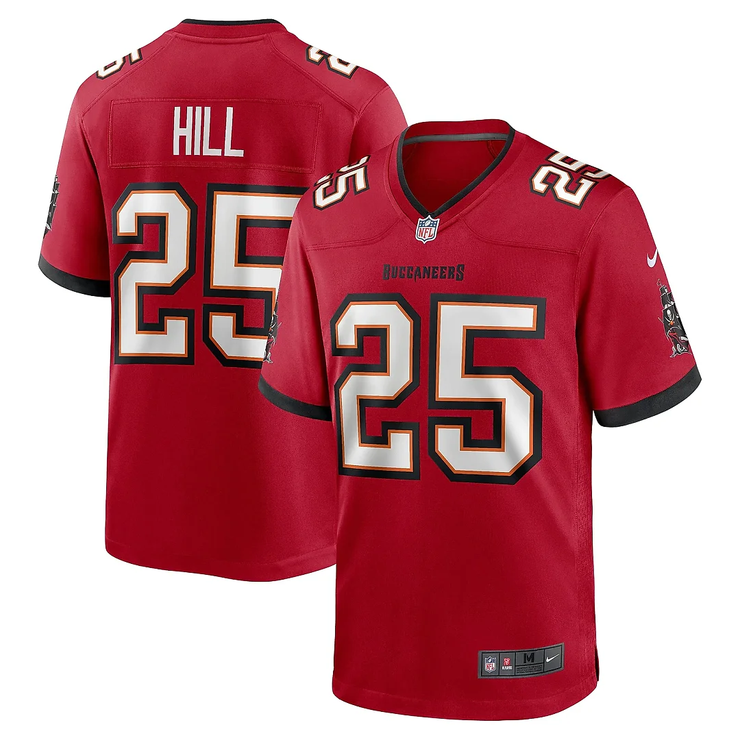 Zennovawear Men's Tampa Bay Buccaneers Troy Hill Red Game Jersey