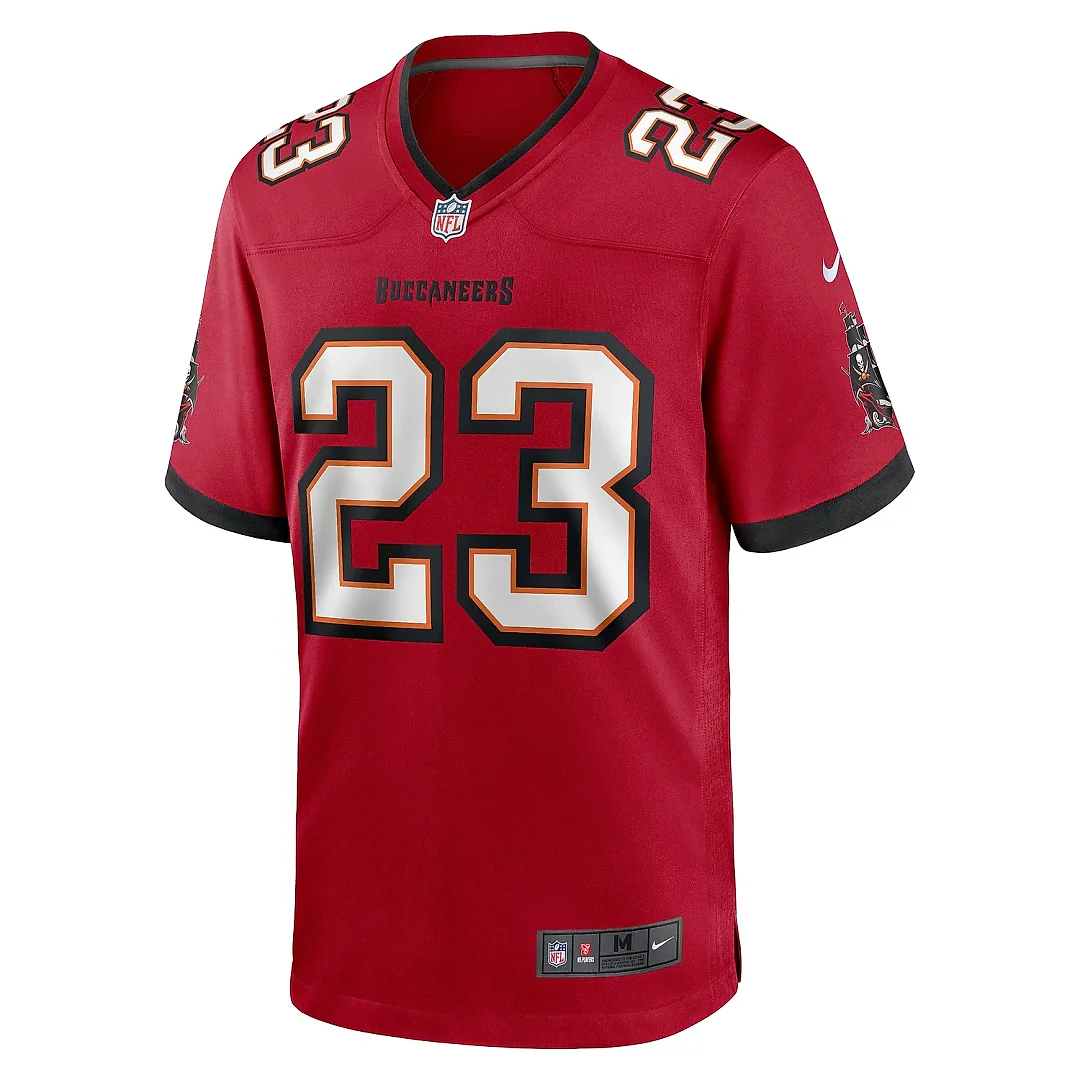 Zennovawear Men's Tampa Bay Buccaneers Tykee Smith Red Game Jersey