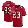 Zennovawear Men's Tampa Bay Buccaneers Tykee Smith Red Game Jersey