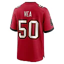Zennovawear Men's Tampa Bay Buccaneers Vita Vea Red Game Jersey