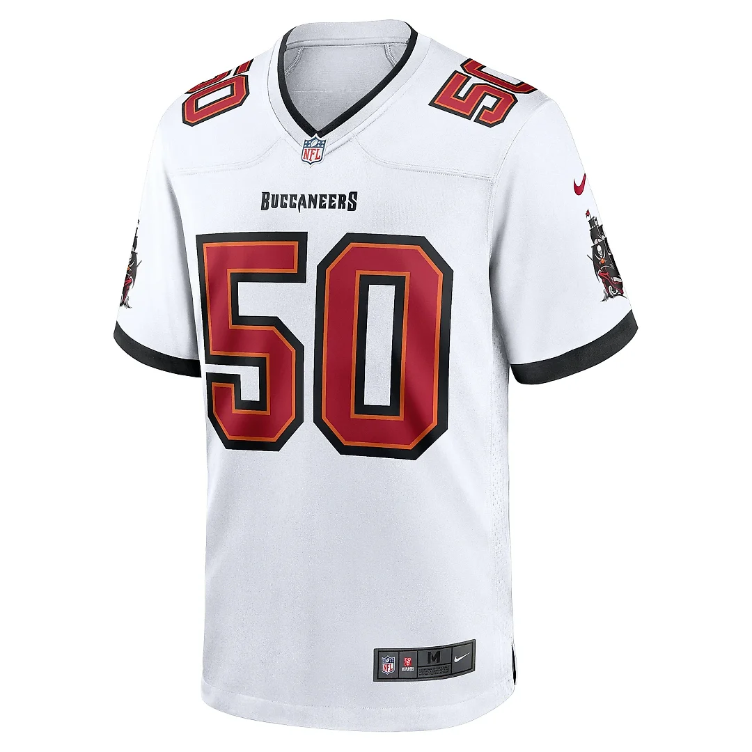 Zennovawear Men's Tampa Bay Buccaneers Vita Vea White White Game Jersey