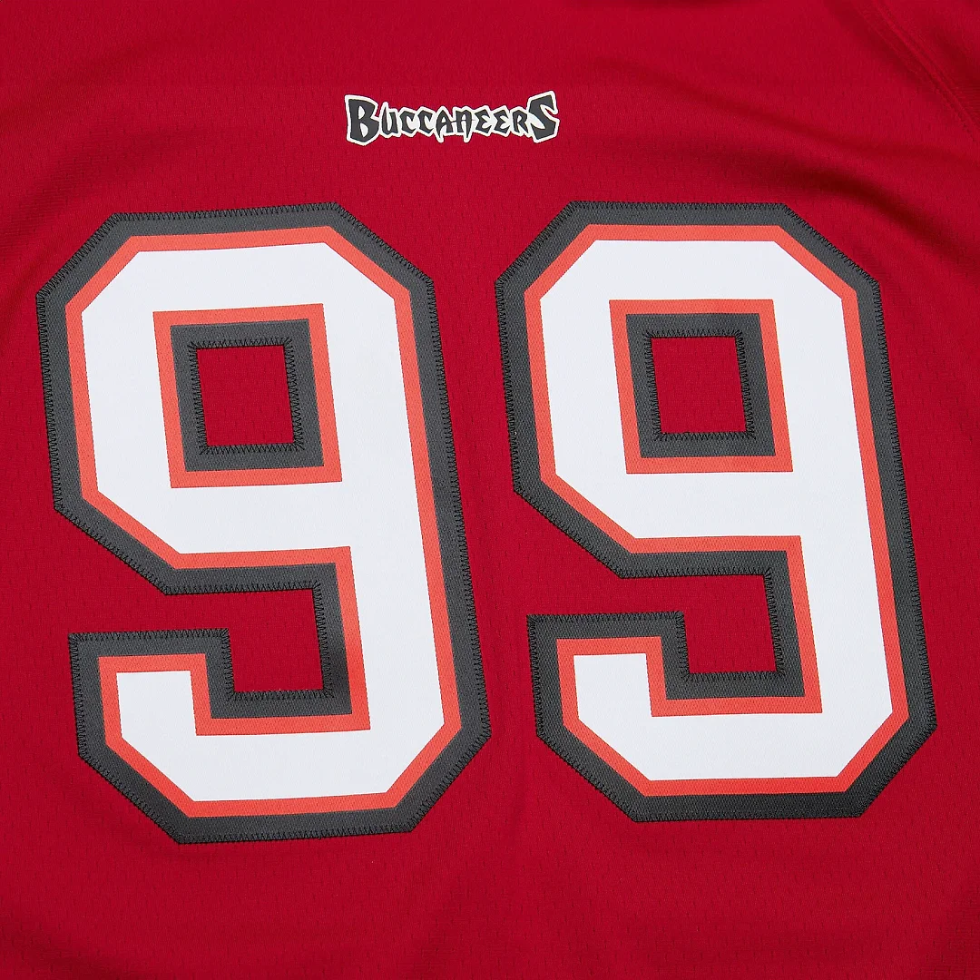Zennovawear Men's Tampa Bay Buccaneers Warren Sapp Mitchell & Ness Red 2002 Legacy Jersey