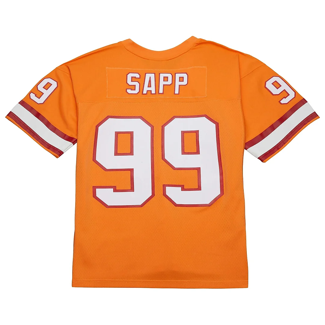 Zennovawear Men's Tampa Bay Buccaneers Warren Sapp Mitchell & Ness Orange 1995 Legacy Jersey