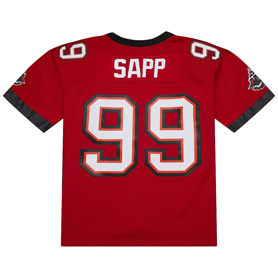 Zennovawear Men's Tampa Bay Buccaneers Warren Sapp Mitchell & Ness Red 2002 Legacy Jersey