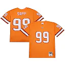 Zennovawear Men's Tampa Bay Buccaneers Warren Sapp Mitchell & Ness Orange 1995 Legacy Jersey