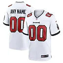 Zennovawear Men's Tampa Bay Buccaneers White Custom Game Jersey